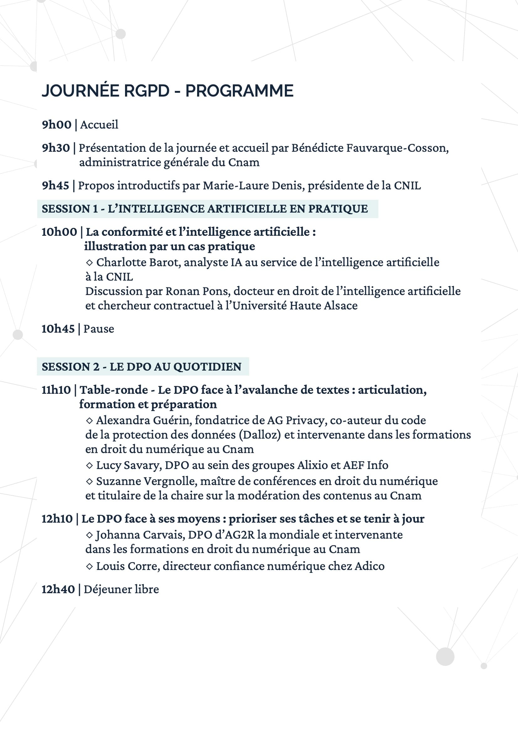 La conformité dans un paysage juridique en mouvement : rétrospective de la journée RGPD