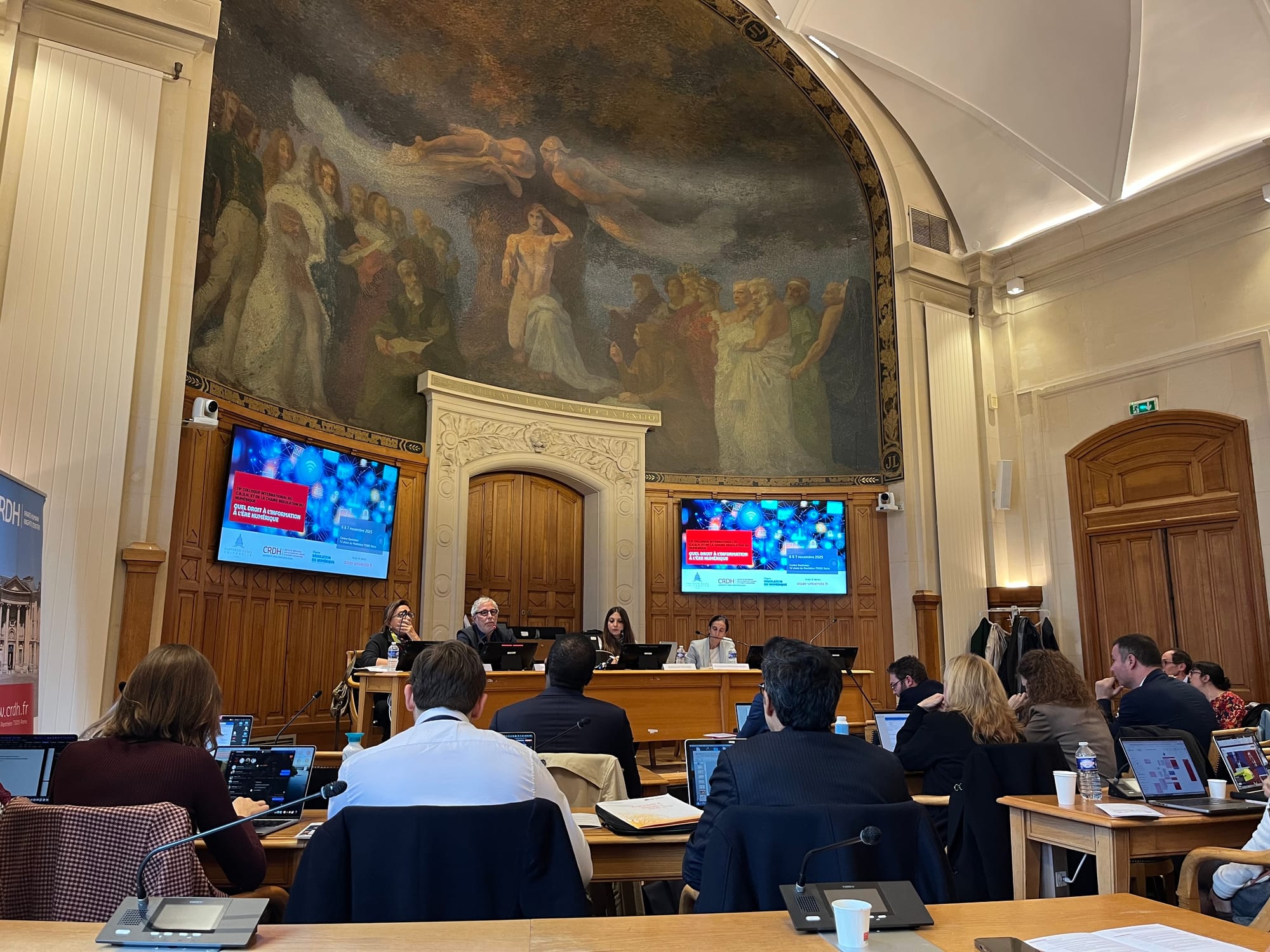 19ème colloque du C.R.D.H et de la Chaire régulation du numérique : « Quel droit à l'information à l'ère du numérique ? »