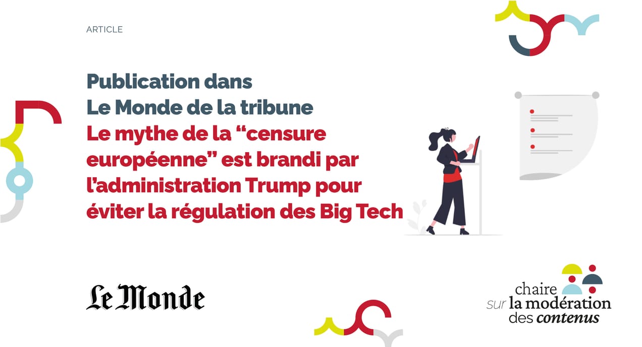 Le mythe de la « censure européenne » est brandi par l’administration Trump pour éviter la régulation des Big Tech