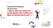 Photo indiquant les informations de la Conférence NetGouv du 28 mai 2025